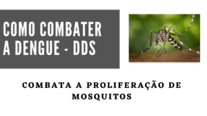 COMO COMBATER A DENGUE