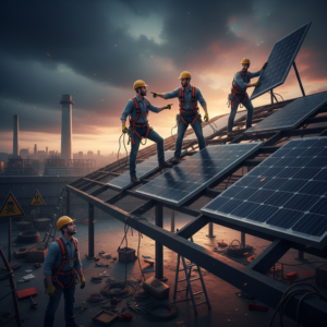 Os Perigos Escondidos na Instalação de Painéis Solares: Uma História de Riscos e Precauções